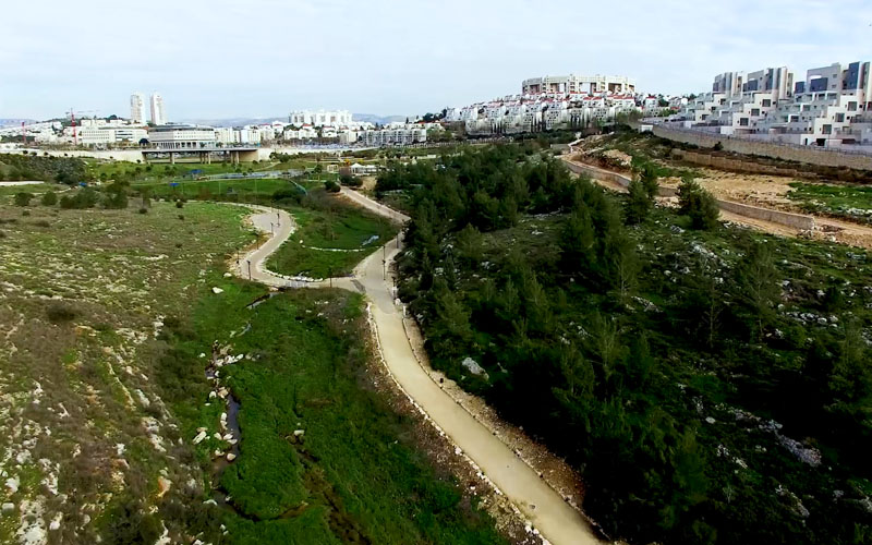 שביל פארק ענבה (צילום: עיריית מודיעים מכבים רעות)
